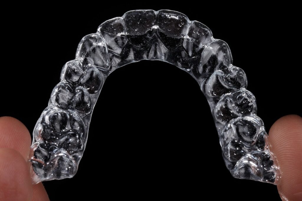 Aparat ortodontic tip aligner folosit la Utopia Dental Bistrița